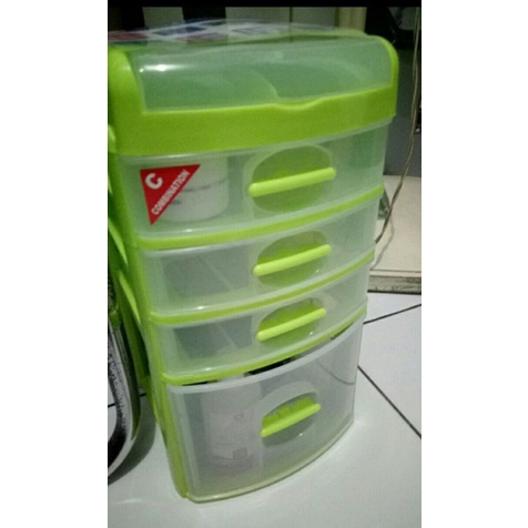 LACI MINI SUSUN 5 SHINPO 344 C5 / RAK CONTAINER CD / LACI DVD PLASTIK / KOTAK OBAT P3K