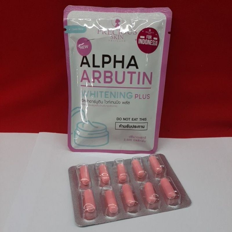 ALPHA ARBUTIN WHITENING PLUS KAPSUL BPOM ECER