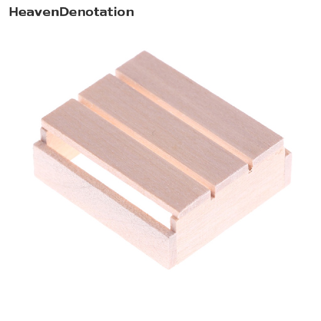 [HeavenDenotation] Kitchen Wooden Box Miniature Kitchen Accessories Wood Frame DIY Wooden Doll House Miniatures 1:12 Accessories Miniature