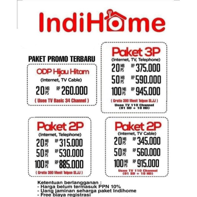 Paket Indihome Murah Shopee Indonesia