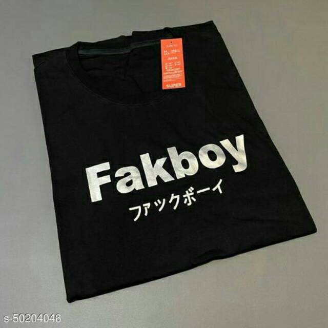 Kaos Baju Fakboy Tulisan Japan Jepang Lucu Kata Kata