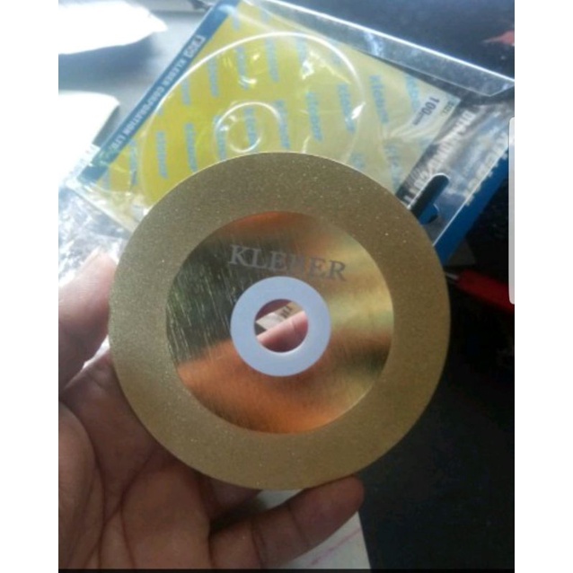 0Mata gerinda 4 Inch potong dan Poles kaca - Alat potong kaca dan poles 4 inch KLEBER