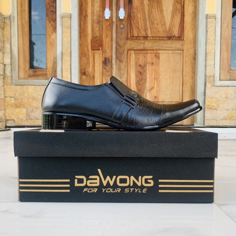 DAWONG - Sepatu Pantofel Pria MU 04 HITAM