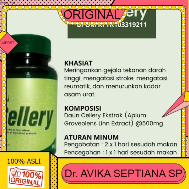 

100% ASLI FLASH SALE|LR-012|CELLERY Obat Darah Tinggi CELLERY Herbal CELLERY Obat Hipertensi (BISA COD) CELLER