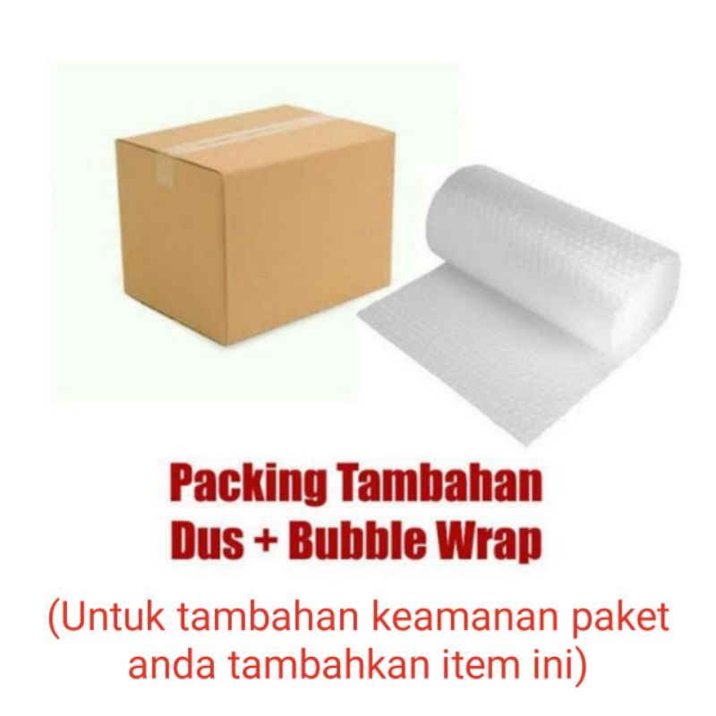 

Extra safety dus/packing dan Bubble Wrap