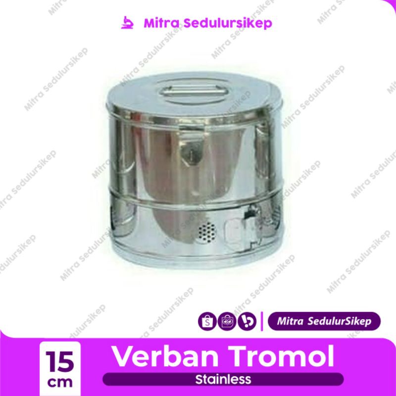 Tromol 15 cm l Verban Tromol l Dressing Drum l Tromol Kasa