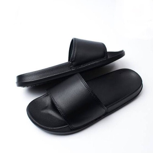 Sandal Slop Distro Polos Pria dan Wanita tanpa LEM model Premium, Slop, Slide, dan Slip On Terbaru