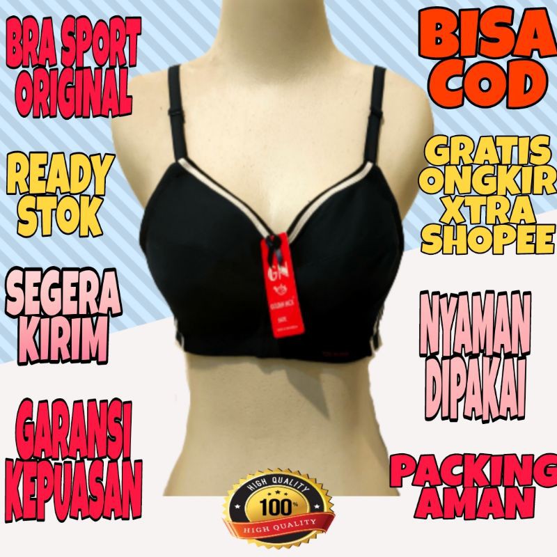 BRA BH WANITA SPORT TANPA KAWAT GOLDEN NICK beha bra pakaian dalam  wanita cewek Olahraga senam sexy