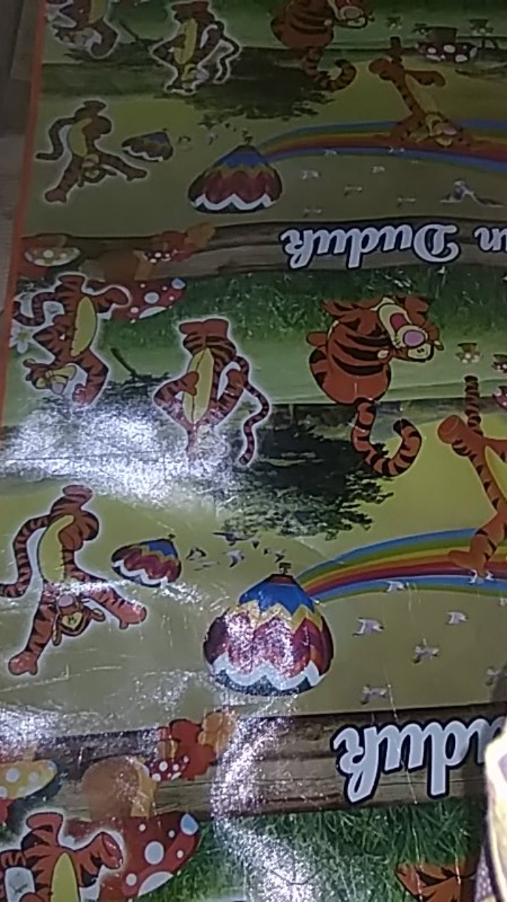 Tikar Motif Kartun /karakter Animasi Lucu