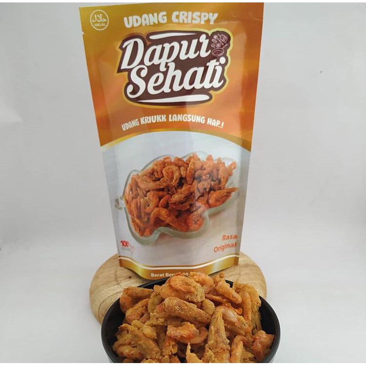 

Udang Crispy Non MSG 80gr - Dapur Sehati