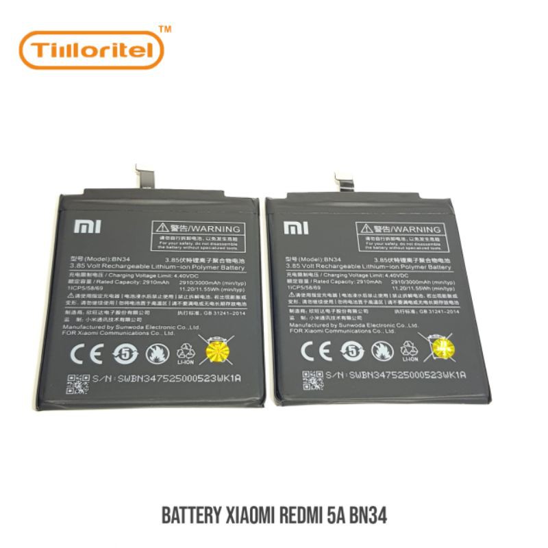 BATTERY XIAOMI BN34/REDMI 5A