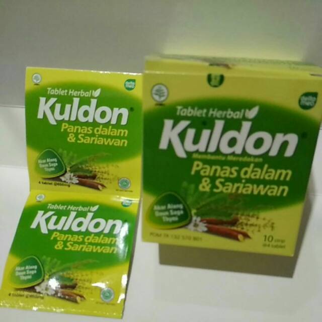 KULDON SARIAWAN 4'S / Tablet Panas Dalam Tenggorokan Kering