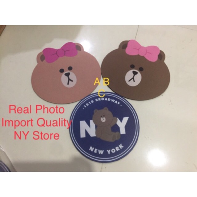 Koleksi Mouse Pad Choco Brown Cony Sally Choco Line Friends mousepad Kakao Little Friend Ryan Apeach