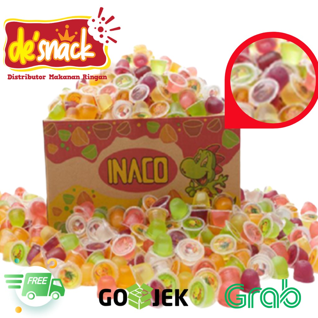 

Distributor/Grosir/Snack/Cemilan/INACO JELLY Merk INACO