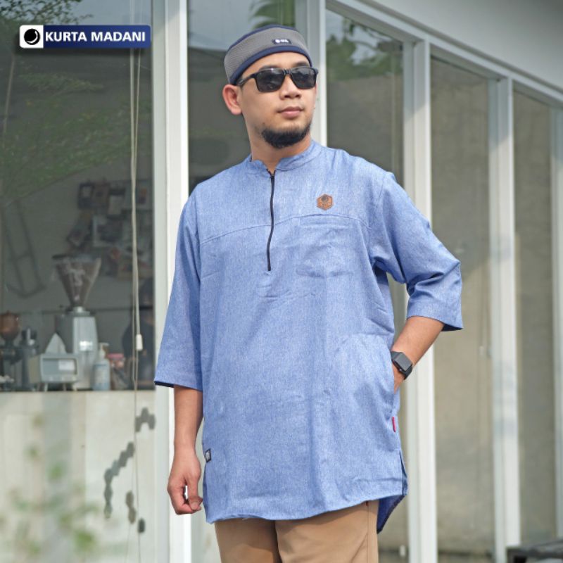 KURTA MADANI ROSAL KOKO LAKI-LAKI PAKAIAN MUSLIM PRIA