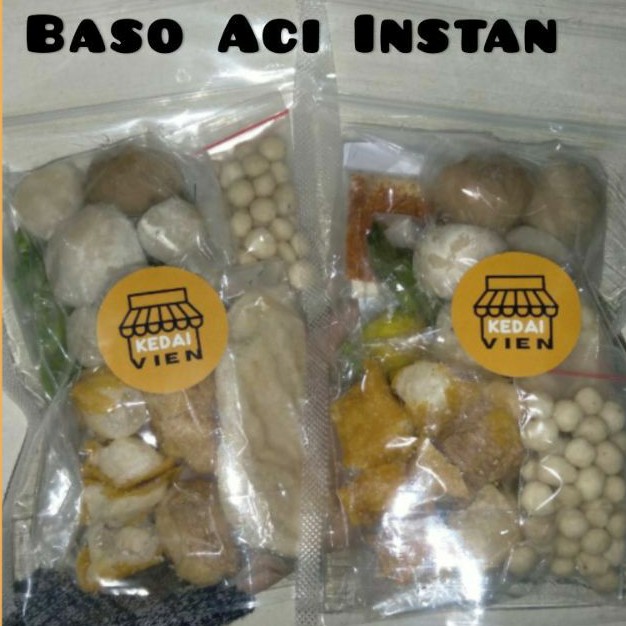 

PROMO Baso Aci Instan Komplit TERMURAH