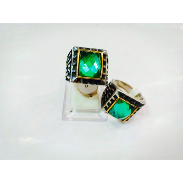 Cincin titanium / cincin cowok/ cincin permata