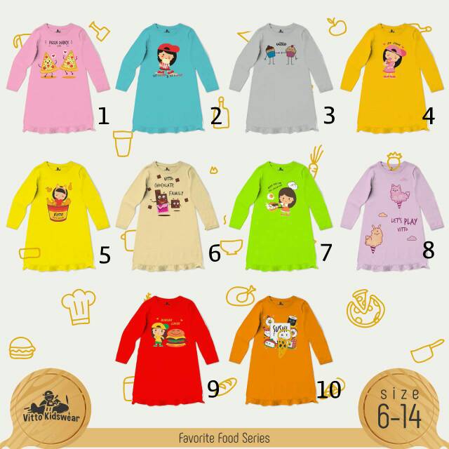 

Pesanan Dress Vitto 3pcs