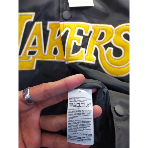 Bomber Varsity Lakers YellowFont Import