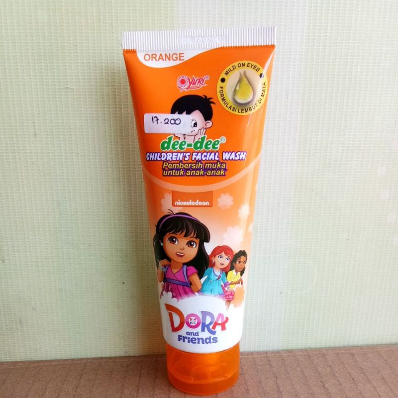 YURI DEE-DEE CHILDERN'S FACIAL WASH ORANGE, STRAWBERRY, GRAPE 100GR