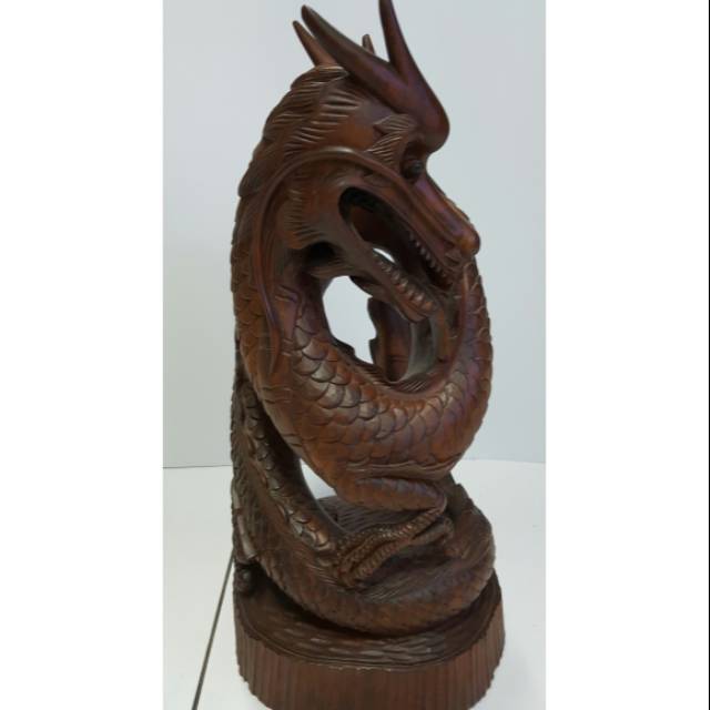 Patung kayu 021 - Naga