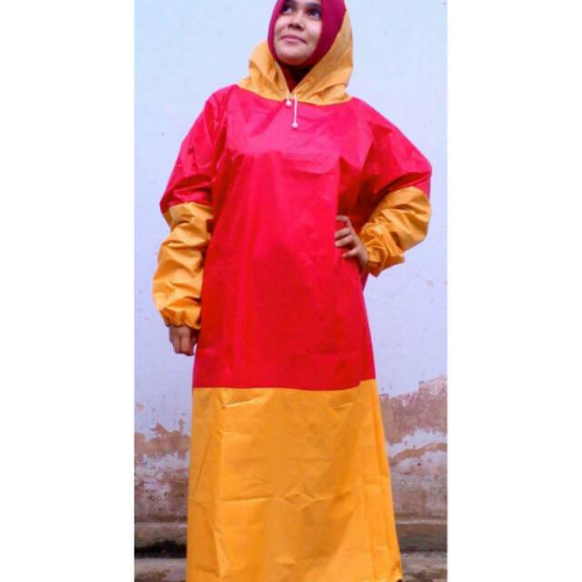 Mantol gamis /jas hujan muslimah /mantol hujan