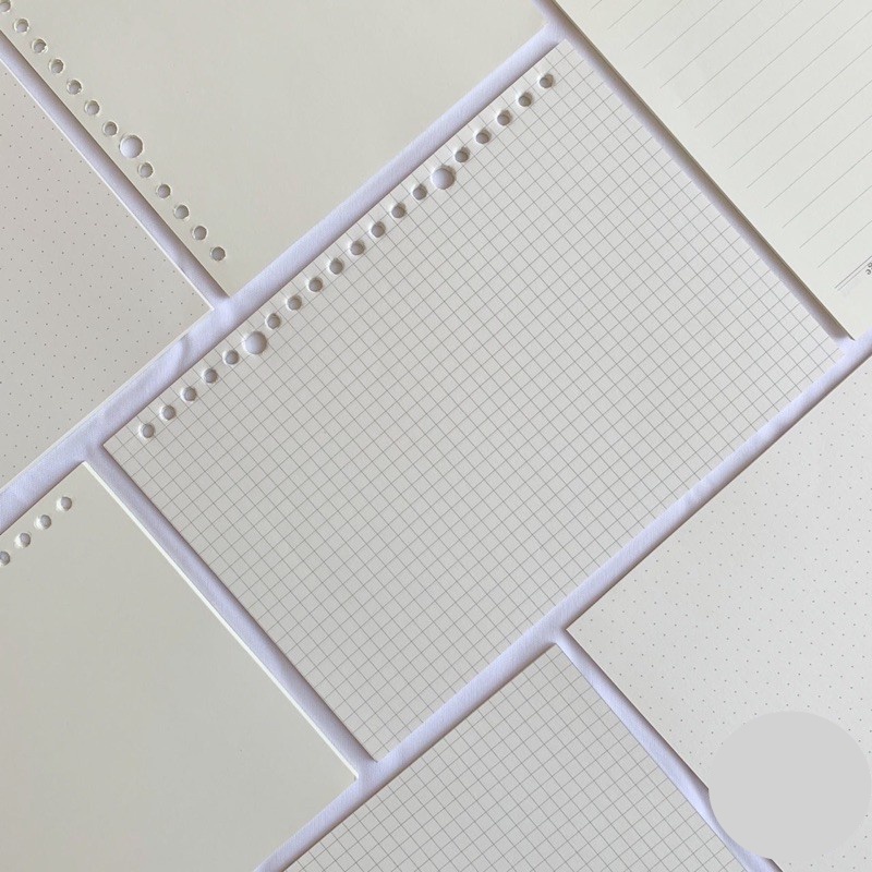 

A5 B5 Kertas Loose Leaf Refill / Isi Binder A5 B5 20 Rings dan 26 Rings