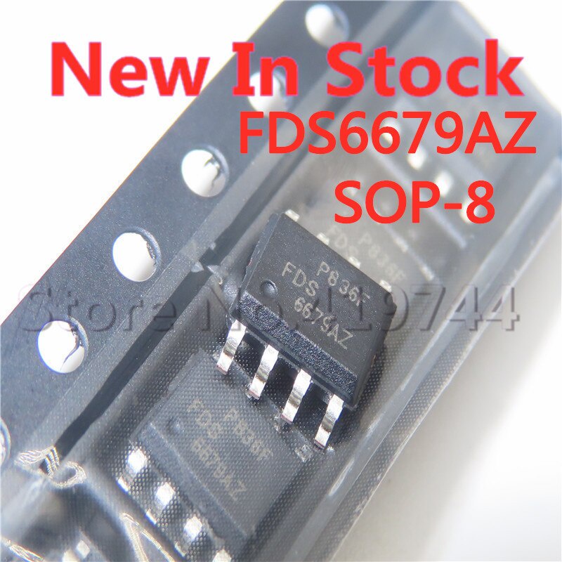 5pcs Transistor Fds6679Az 6679az Sop-8 P-Channel Mos Field Effect 30v 13a