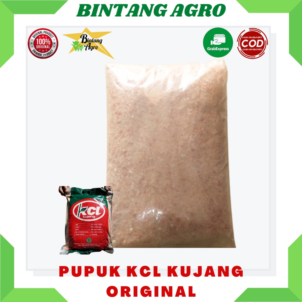 Pupuk KCL Kujang 500gram - Pupuk Kalium - KCL Kujang Original