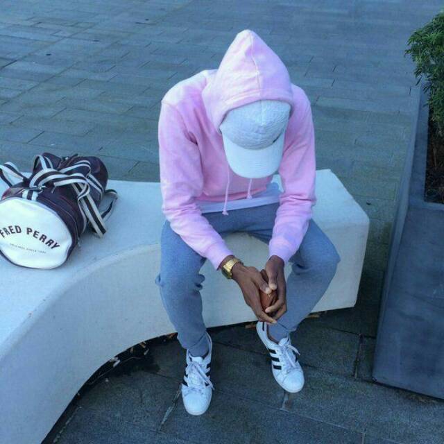 Sweater Hoodie Jumper Polos - Warna Pink