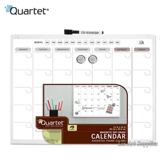 

```````] QUARTET White Frame Magnetic Planner Board 28 x 35.5 cm (Whiteboard)