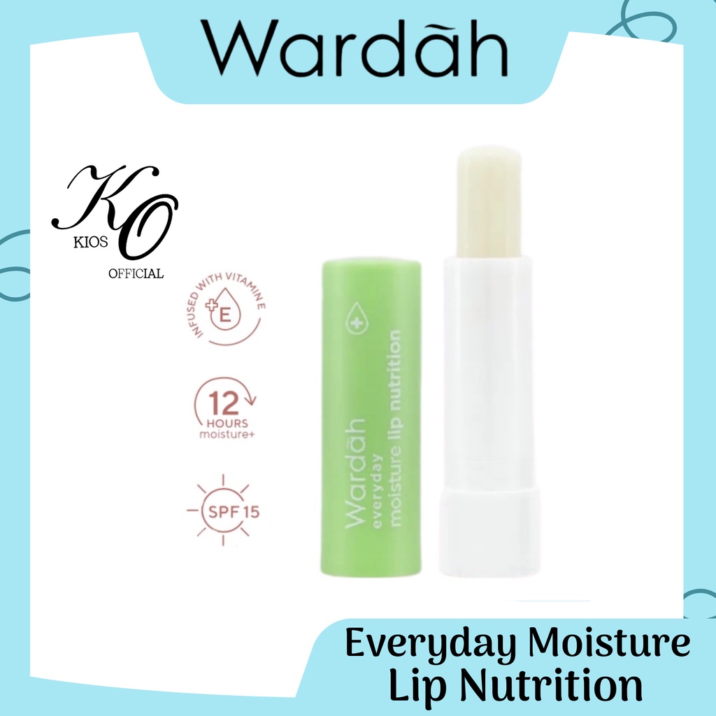 Wardah Everyday Moisture Lip Nutrition | Pelembab Bibir