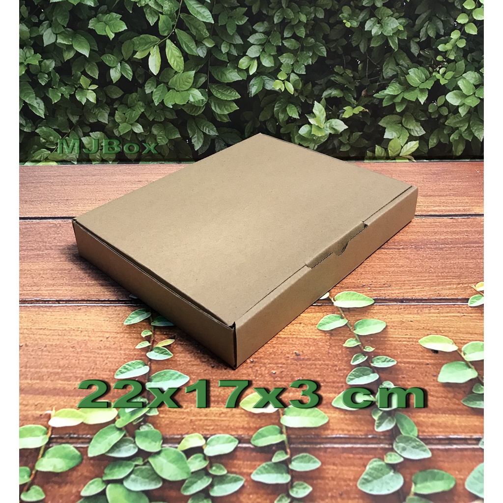 KARDUS UK.  22x17x3 CM........DIE CUT KOTAK KARTON UNTUK PACKING SOUVENIR - DLL- MODEL BOX PIZZA-1