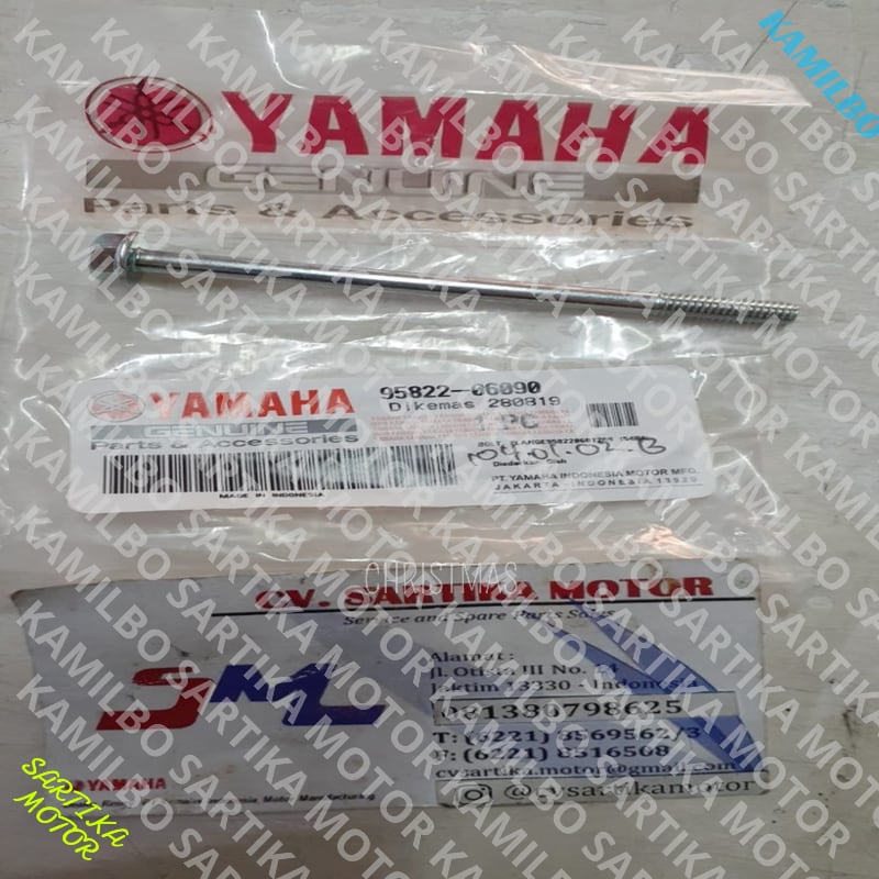 (100% ASLI ) BOLT FLANGE958220601200 (54P1) 0/ 95822-06090 mantap