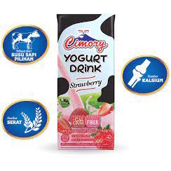 

CIMORY YOGURT KOTAK 200ML RASA STRAWBERRY 1 PAKET ISI 3KOTAK