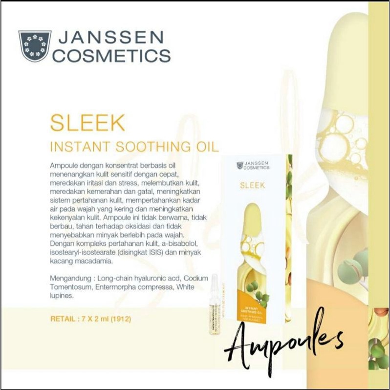 JANSSEN Cosmetics AMPOULES 2mlx7 COLLECTION