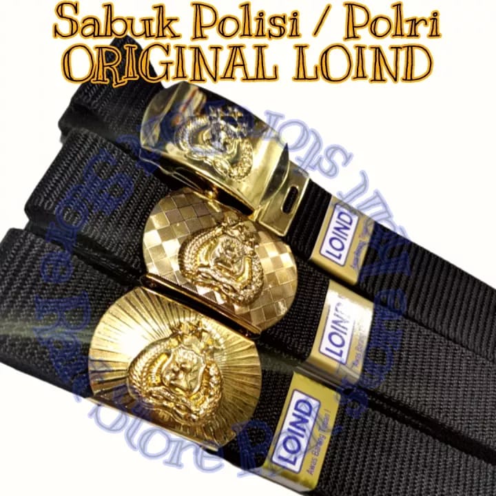 SABUK POLISI / POLRI MERK LOIND ORIGINAL