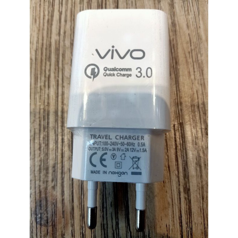 CHARGER FAST CHARGING VIVO 3.0 SUPPORT POTO ASLI