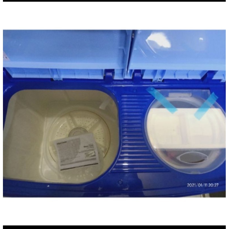 Mesin cuci 2 tabung polytron pwm 9366H 9kg polytron pwm9366H9366