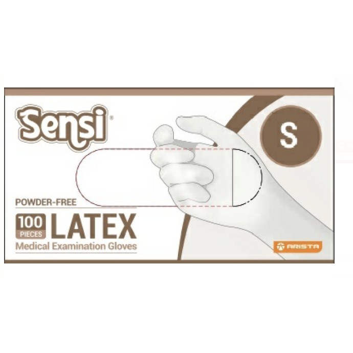 Sensi Glove Latex 100 pcs[ free powdered ]