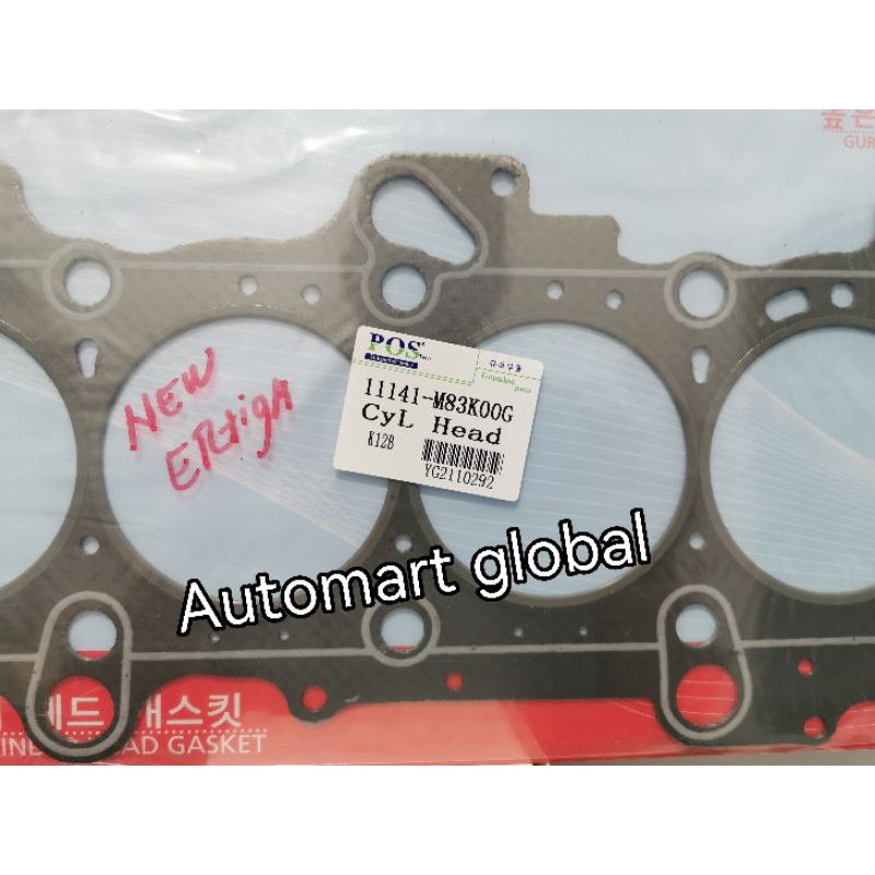 packing cylinder head deksel new ertiga K12B