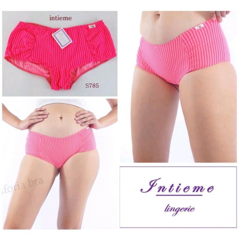 NEW Celana Dalam Wanita / Panty Underwear Pakaian Dalam Model Boxer/Boyshort INTIEME - SIZE L
