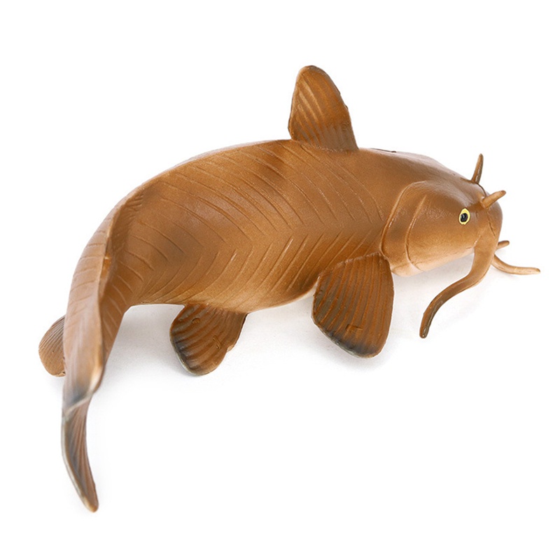 Children's Simulation Aquatic Animal Catfish el Toy Solid Static Ornaments Action Figure el Toy Kid Gifts A