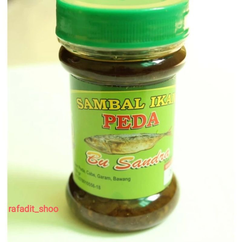 

Sambel Ikan Peda Bu Sandra Khas Lampung Netto. 150Gram