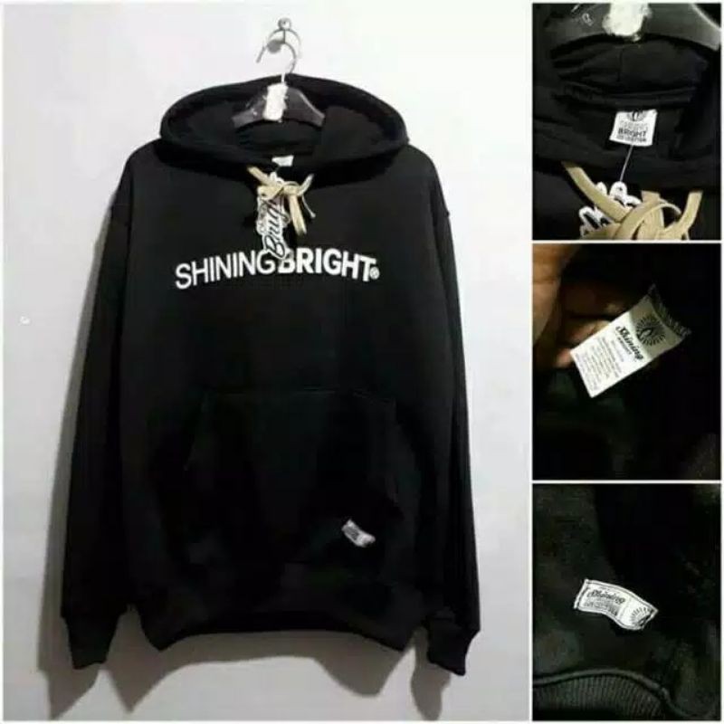 jaket hoodie shining bright original
