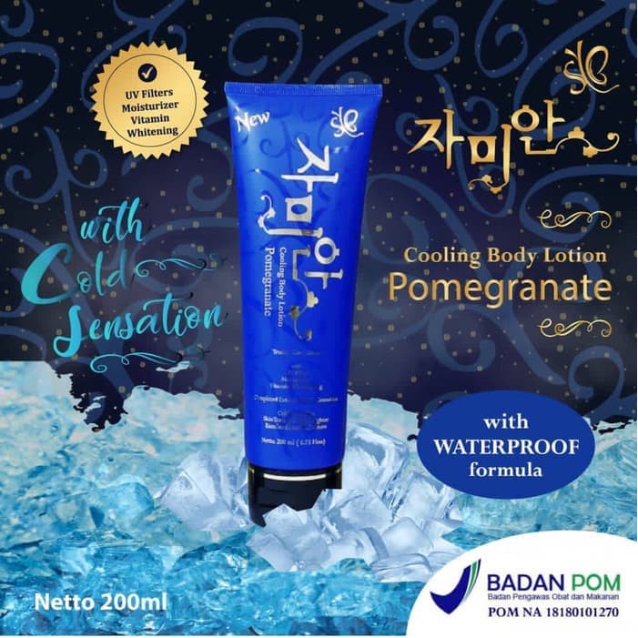 [ORI] JWB Bluepome Hand Body Lotion Pomegranate Extract Whitening Moizturizing Melembabkan dan Memutihkan Kulit