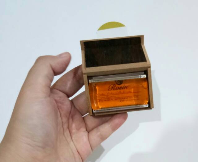 Rosin biola kotak kayu Leto from Austria untuk violin viola cello Erhu RB011