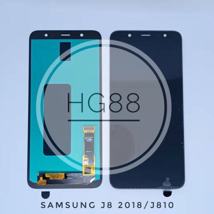 LCD SAMSUNG J8 2018/J810 OLED FULLSET TOUCHSCREEN ORI OEM