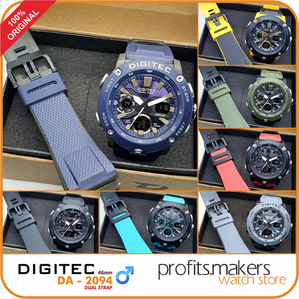 DIGITEC DG 2094 / DG-2094 / DG2094 / DA 3094 FREE Tali Watch Jam Tangan ORIGINAL