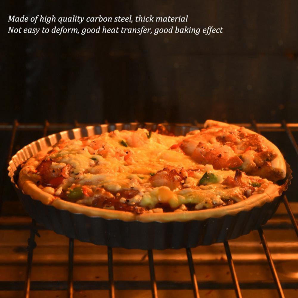 [Elegan] Loyang Pie Removable Kitchen Pizza Quiche Alat Panggang Anti Lengket